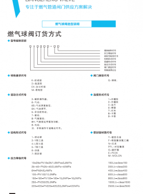 江蘇良正閥門(mén)有限公司燃?xì)忾y門(mén)選型手冊(cè)